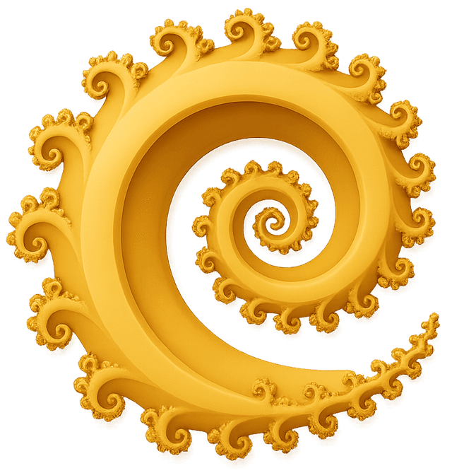 Spiral fractal icon